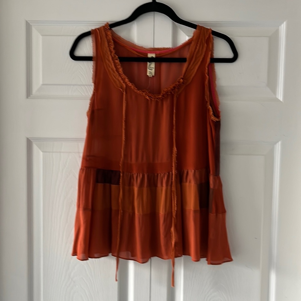 Anthropologie sleeveless top